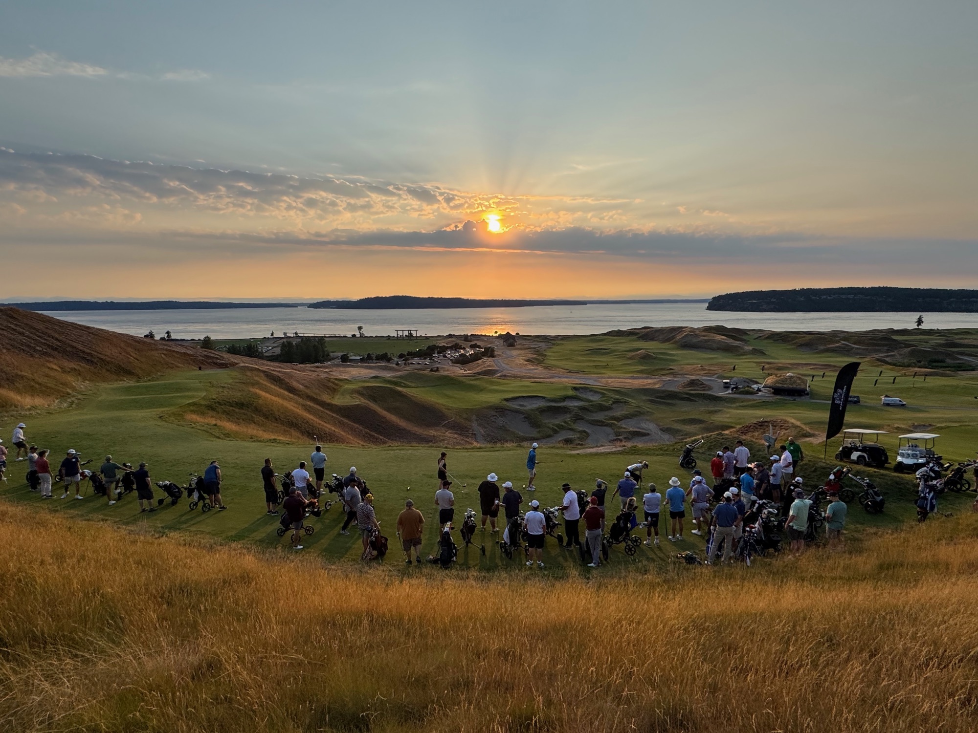 Teeing off #9